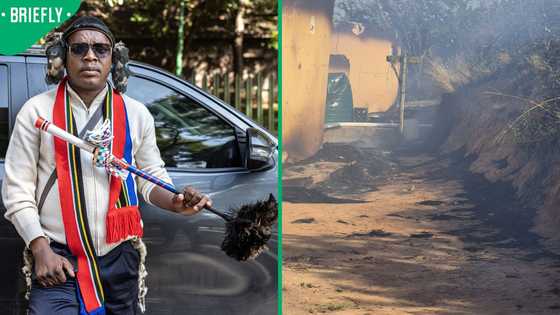Ngizwe Mchunu rejects claims he burned down his home for attention, South Africans divided