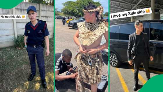 Mzansi swoons over white man embracing Zulu heritage on TikTok