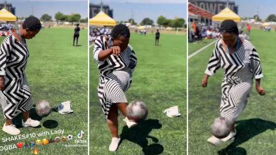 Soweto diski gogo goes viral for soccer juggling skills, TikTok video gets 1.2 million views