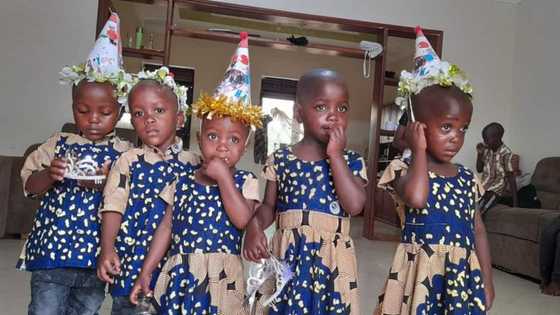 Mother who waited 20 years for a child celebrates quintuplets' 3rd birthdays