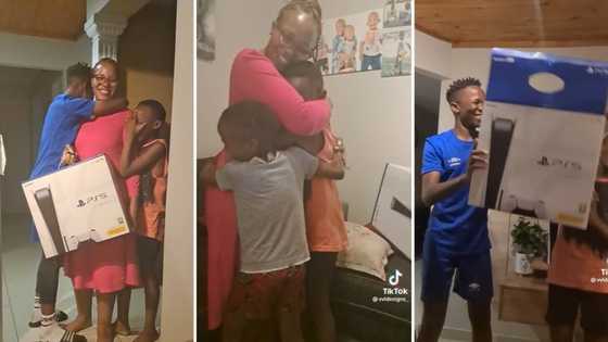 Hardworking mom surprises 3 sons with a PlayStation 5, video of boys epic moves TikTok users