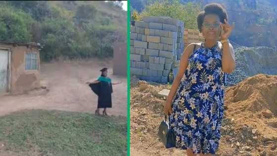 KZN graduate's TikTok video of humble beginnings trends as she builds dream home