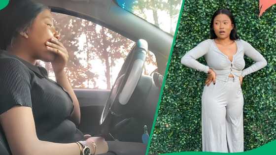 "Being a new driver is the Pits": Lady with driving anxiety pulls car off the road and cries