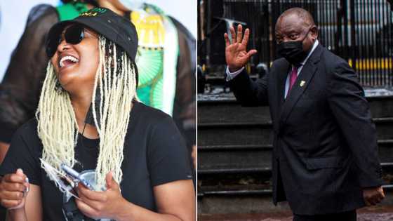 Duduzile Zuma calls Ramaphosa "Mampara of the Year," Mzansi stands by their President