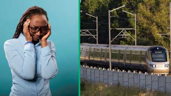Woman shows no service Gautrain incident from Bosman to Midrand in video