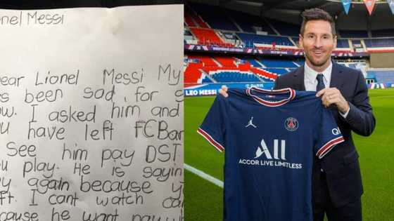 Young girl writes emotional letter to Lionel Messi; begs him to go back to Barcelona