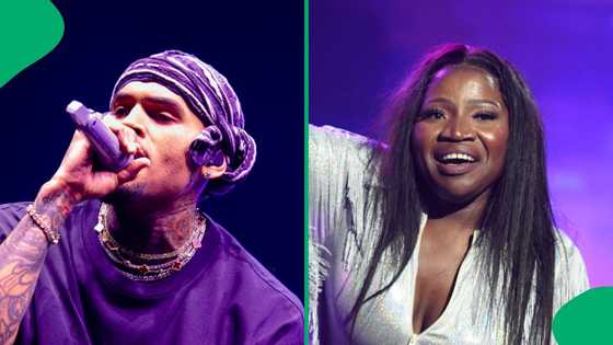 Chris Brown’s aerial act at FNB Stadium concert compared to Makhadzi’s attempt in video, SA cracks jokes