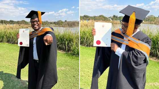 Inspiring young man graduates with 2nd degree, gives all the glory to his amazing family and SA loves it