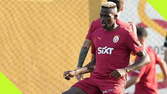 Victor Osimhen reunites with former Napoli teammate in first Galatasaray training