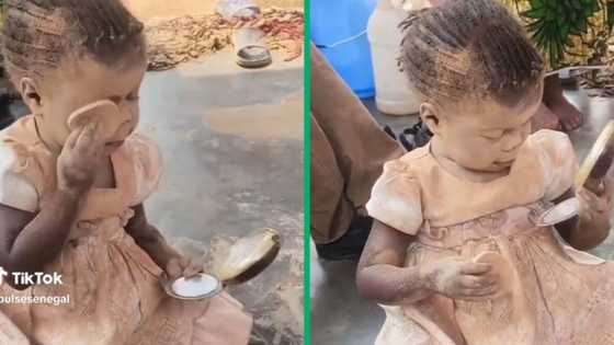 Adorable toddler gives herself a spooky makeover with makeup, video of transformation clocks 24m views