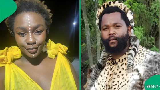 Amanda Black gets emotional while performing on stage, fans speculate it was because of Sjava