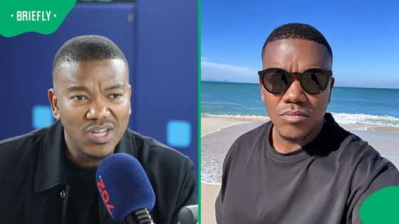 Loyiso Bala shows off his cute family, Mzansi gushes: "They all look like him"