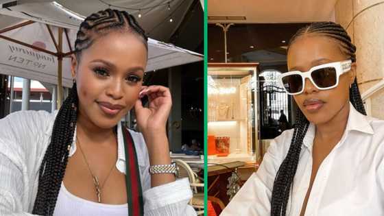 Natasha Thahane fails to impress with her dress at SA Fashion Week: "Uma nimkhuza uthini"