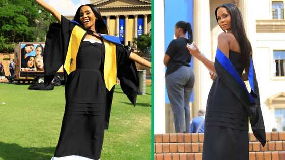 Woman celebrates graduating from Wits in a TikTok video