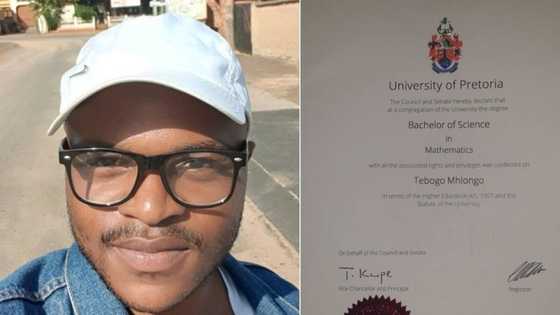 Local man toasts bagging BSc in Mathematics, Mzansi helps him celebrate