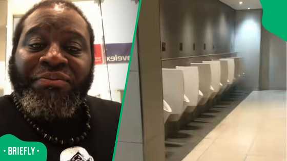 "I can even eat here": Foreign national goes viral after being blown away by Mzansi's public toilets