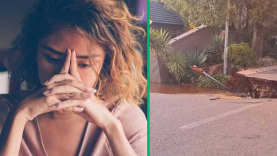 Centurion woman stressed her house might get robbed following large sinkhole in suburb