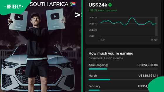 "It’s a skill": SA YouTuber's income and SARS move amazes Mzansi