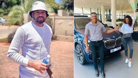 “I love it”: Itumeleng Khune's wifey, Sphelele, shows off stylish vacation whip on loan