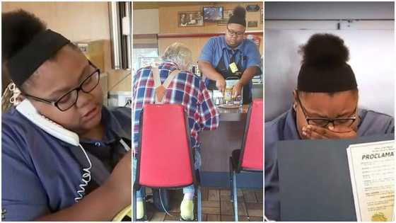 Young waitress who assisted elderly customer to feed himself in restaurant gets R240k scholarship reward