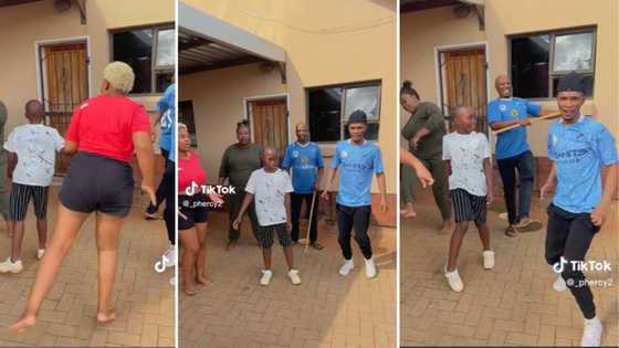 Mzansi Tiktokker shares dance video showing that no one in his family can groove, SA can’t get enough