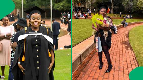 "Well done lala": Lady’s inspiring path to graduation after changing career goals has SA applauding