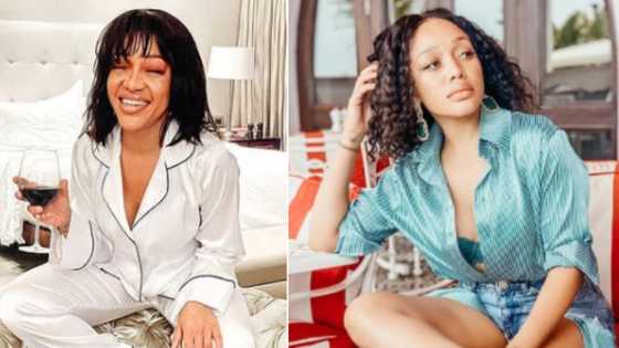 Thando Thabethe finishes quarantining after testing positive for Covid 19 and fears what’s on the outside