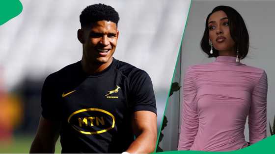 Sarah Langa flaunts engagement ring after PDA with Sacha Feinberg-Mngomezulu in Paris