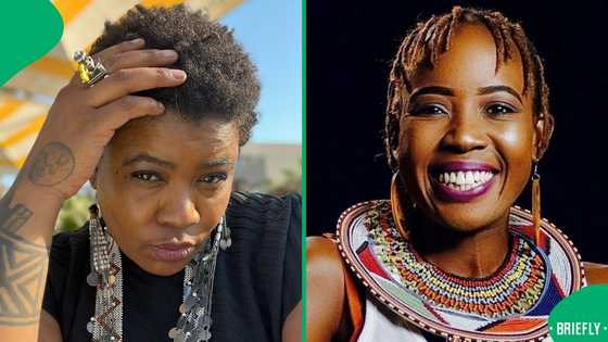 Thandiswa Mazwai gets praised for her ageless beauty, little sister Ntsiki catches smoke