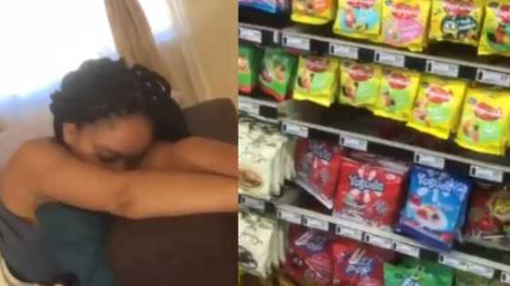 Awww: Man shares sweet clip of wifey sulking because she wanted sweets