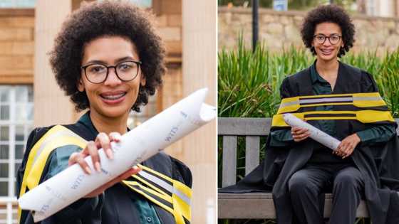 Proud Wits graduate excitedly celebrates bagging honours degree with distinction