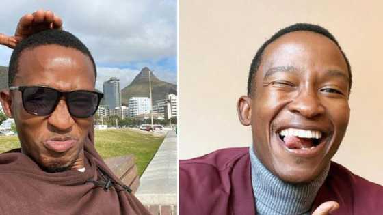 Katlego Maboe trends online after fans spotted his look-a-like in an insurance company advert: "Shots fired"