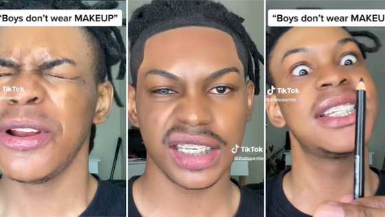 TikTok goes crazy over video of man who owns wearing makeup: Shows men that makeup isn’t just for women