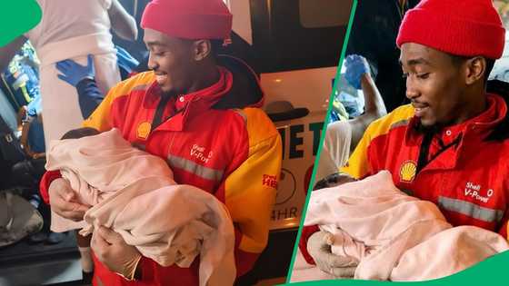 "What a legend": Cape Town petrol attendant helps pregnant woman deliver a baby at station, SA moved