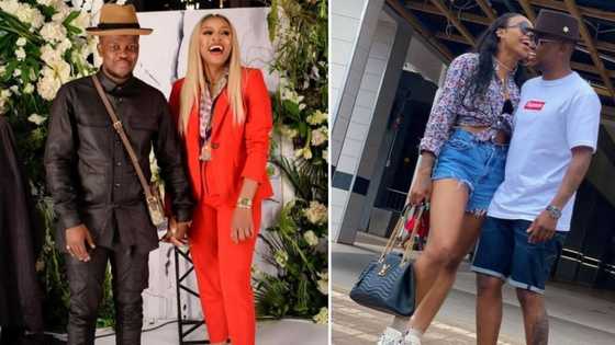 DJ Zinhle and boyfriend Murdah Bongz serve goals amid Black Motion split rumour, Mzansi celebs respond: "My people"