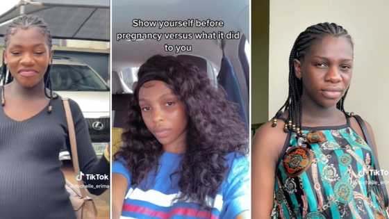 Woman claims pregnancy did her dirty, shares before and during pregnancy look, video gets 8m views