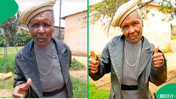 Gogo Sgebengu’s gumba dance challenge performance goes viral and leaves South Africans laughing and inspired