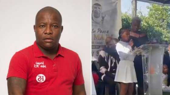 Vusi Ma R5's daughter breaks down in tears at funeral, asks hitman if money was worth it in painful video