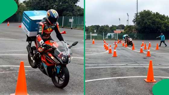 "RAF is going to be bankrupt": Video of delivery biker's driving test has SA in stitches