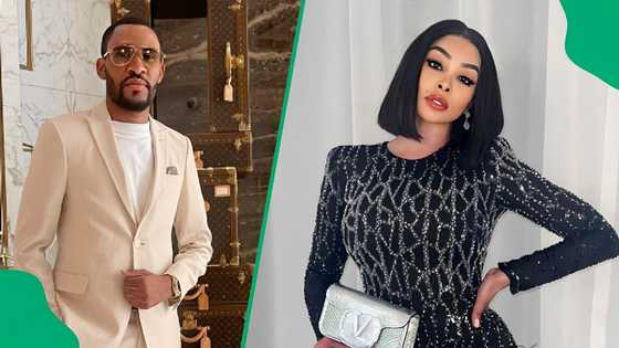 Khanyi Mbau's millionaire boyfriend Kudzai Mushonga gushes over her in sweet post: "I won a lottery"