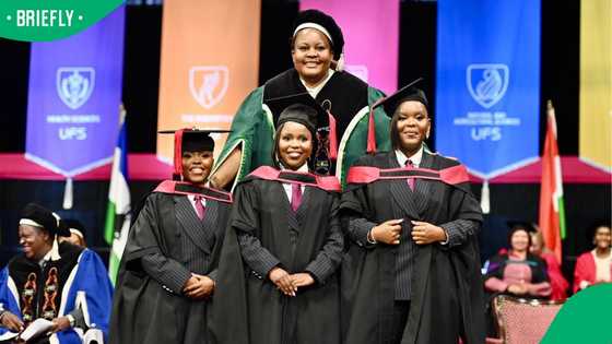 "Very rare scenes": SA reacts to Eastern Cape triplets graduating together with law degrees from UFS