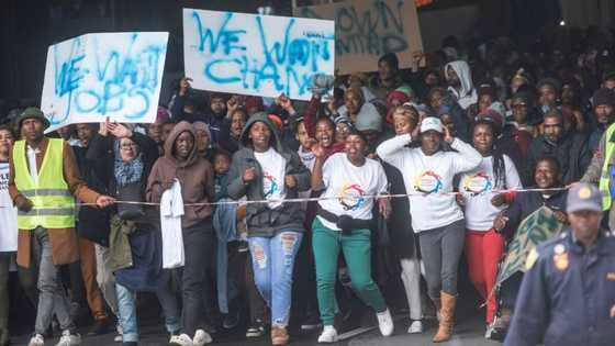 Unemployed youth gather in Midrand, only 21 jobs secured amidst frustration