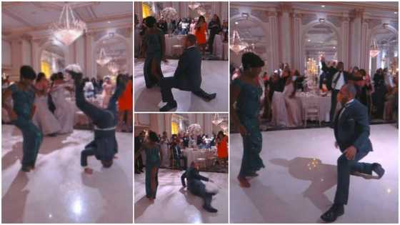 Man dances on his head at wedding ceremony, his hot dance go viral in video