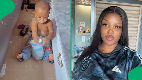 "These people can test your patience": SA reacts to baby playing with baby formula