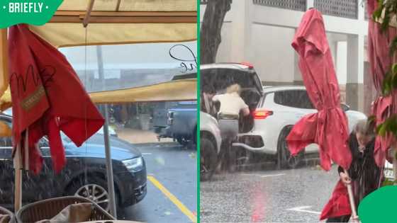 "Yho! Is this real?": TikTok video shows Cape Town level 8 storm battering Stellenbosch restaurant