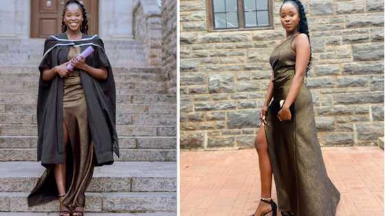 Young and stylish woman bags master's degree, praise pours in from proud SA peeps: "Many happy returns"