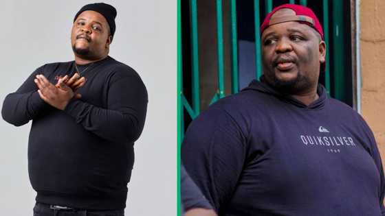 Rapper Zakwe heads back to gym and sheds some kilos, Mzansi cheers him on: "Keep going, king"