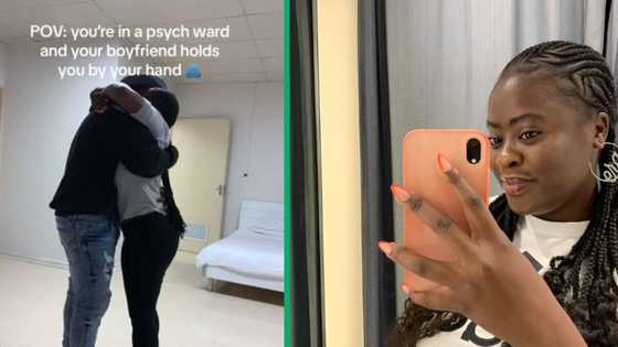 TikTok video shows man supporting his girlfriend admitted to psych ward, SA touched
