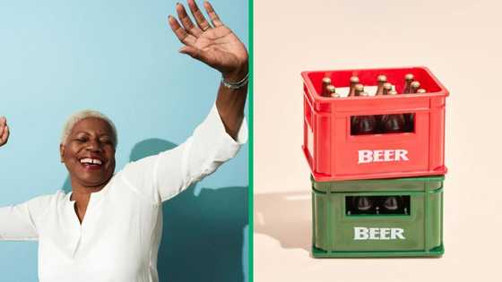 Aunty captured on video gripping beer crate with her teeth while dancing at groove, SA amused