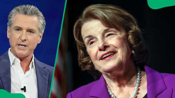 Was Gavin Newsom related to Dianne Feinstein? He calls her a "lifelong mentor"